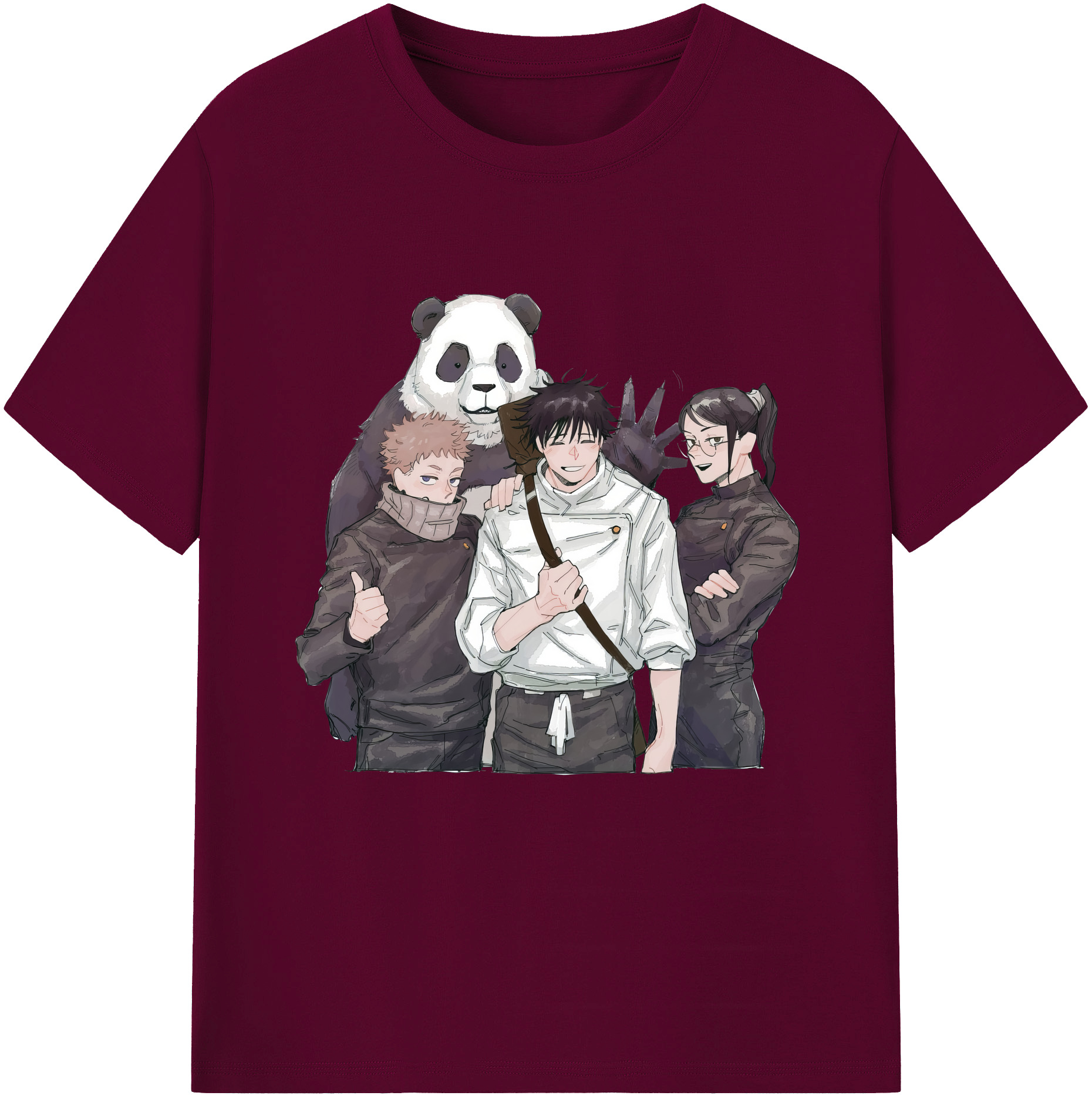 （画像用） 呪術廻戦 Jujutsu Kaisen レディースカジュアルプリントTシャツ（綿100％）